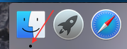 active apps in dock